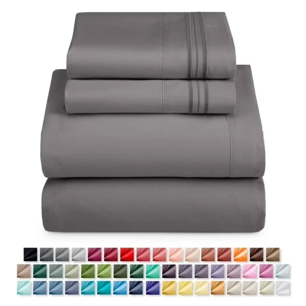 Nestl Queen Sheet Set 4Pc 1800‎ Microfiber Deep Pocket Extra Soft NEW